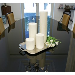 Pillar unscented candle...